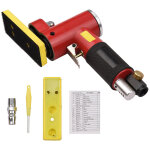 Mini ponceuse � air droite avec 2 patins de pon�age, polisseuse pneumatique orbitale al�atoire, pour ...