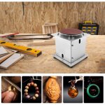 Mini ponceuse  disque d'tabli affteuse de bord lectrique 7 vitesses variables 20 disques de ponage ...