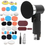 Mini ponceuse pneumatique, ponceuse orbitale al�atoire oscillante pneumatique avec kit de tampons de ...