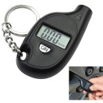 Mini porte - cl�s style manom�tre pour pneus affichage lcd num�rique testeur de pression d'air des pneus ...