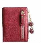 Mini porte - monnaie zipp� pour femme (rouge) - fei yu