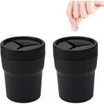 Mini porte - stylos en pvc noir pour poubelle de voiture, porte - monnaie de voiture porte - monnaie ...