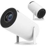 Mini projecteur portable 4k, vid�oprojecteur 200 ansi avec wifi 6, bt 5. 0, 130 pouces, video projecteur ...