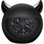 Mini radiateur soufflant, chauffage �lectrique portatif en c�ramique ptc, silencieux chauffe rapide radiateur ...