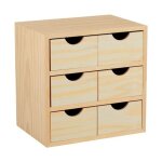 Astigarraga - mini - bloc 6 tiroirs bois 28x28x20cm bloc - 3x2