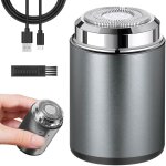Mini rasoir �lectrique, rasoir �tanche lavable de poche portable pour le rasage, capsule razor tondeuse ...