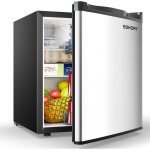 Mini r�frig�rateur euhomy - table top - 46 l - temp�rature r�glable - classe �nerg�tique e - 39db - gris ...
