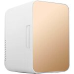 Mini rfrigrateur portable 8 l avec compartiments pour soins de la peau, rfrigrateur et chauffage ...