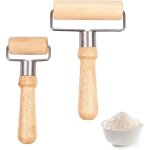 Mini rouleau � p�tisserie en bois, pour rouleaux de p�te, petit rouleau � p�tisserie, convient pour les ...
