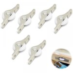 Mini roulettes en caoutchouc souple, petites roulettes pour meubles, mini roulettes fixes, roulettes ...