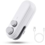 Mini scelleuse de sacs plastiques, scelleuse portable 2 en 1 avec cutter intgr pour sacs thermoscellables, ...