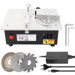 Mini scie circulaire multifonctionnelle, scie de bureau �lectrique, petit outil de coupe domestique, ...