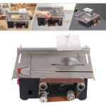Mini scie circulaire � table, ponceuse � bande 1, 18 x 16, 54 pouces avec 10 bandes abrasives, ponceuse ...