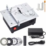 Mini scie circulaire de table, s3 miniature de pr�cision �lectrique courbe scie de table liftable lame ...