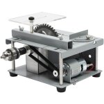 Mini scie � table multifonctionnelle 96 w pour le travail du bois, mod�le pour bricolage et loisirs cr�atifs, ...