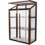 Mini serre greenspot pour balcon et terrasse 80 x 42 x 120 cm - serre de balcon pour l'hivernage des ...