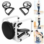Mini stepper multifunction with bande elastic resistance fitness casa