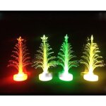 Mini table  langer merry charm, arbre de nol color, dcoration de fte  domicile, lumire de nol ...