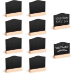 Mini tableaux noir mini panneaux d'affichage avec chevalets en bois petit ardoise craie pour buffet mariage ...