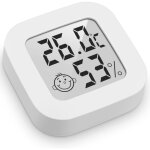 Mini thermom�tre hygrom�tre int�rieur digital � haute pr�cision, moniteur de temp�rature et humidim�tre, ...
