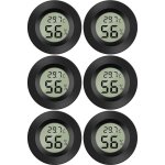 Mini thermom�tre et hygrom�tre num�rique lcd - mesure la temp�rature et l'humidit� des espaces int�rieurs ...