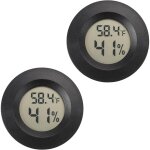 Mini thermomtre hygromtre numrique, moniteur d'humidit intrieur / extrieur, thermomtre pour reptiles ...