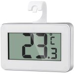 Mini thermom�tre r�frig�rateur num�rique, magn�tique thermometre cong�lateur avec crochet