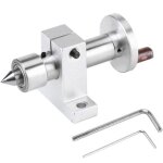 Mini tour a bois, centre de tour � bois portatif avec cl� de forage double roulement