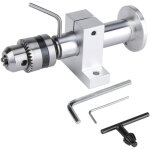 Mini tour machine diy travail du bois prcis en direct tournant centre perceuse mandrin cl outil tournant ...