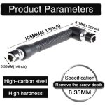 Mini tournevis et embouts, 1 / 10, 2 cm drive, en forme de l extension de poign�e double t�te hexagonale ...