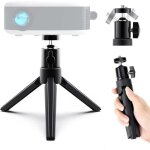 Mini tr�pied de vid�oprojecteur - tr�pied pour mini projecteur portable, support de projecteur avec rotule ...