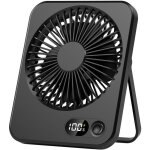 Mini ventilateur portatif, ventilateur de table puissant � boucle, petit ventilateur usb portable rechargeable ...