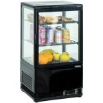 Mini vitrine r�frig�r�e positive 58l noire - casselin