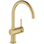 Minta mitigeur monocommande �vier � bec pivotant, cool sunrise bross� (g32917gn0) - grohe