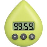Minuteur de cuisine lcd minuteur de douche num�rique �tanche 5 couleurs d'�conomie d'�nergie en forme ...