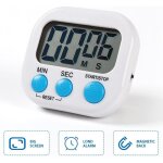 Minuteur de cuisine magn�tique avec un grand �cran lcd, adapt� pour chronom�trer la cuisson, les �tudes, ...