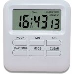 Deesse shop - minuteur num�rique avec fonction horloge / r�veil 3 en 1, minuteur de cuisine magn�tique, ...