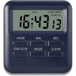 Deesse shop - minuteur num�rique avec fonction horloge / r�veil 3 en 1, minuteur de cuisine magn�tique, ...