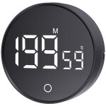 Minuteur num�rique � piles - noir - cuisine / bureau -