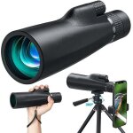 Mire telescopique - t�lescope monoculaire hd 10 - 30x50, monoculaires haute puissance avec prisme bak4 ...