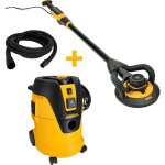 Pack complet mirka leros 950cv  225 mm - ponceuse mur et plafond + aspirateur pro 1125 l + tuyau 4m