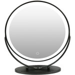 Miroir 50x50, miroir de maquillage clair par led, lumire naturelle sans fil rotative  360 , idal ...