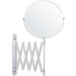 Miroir grossissant mural extensible et pivotant � 360� - grossissement x3 - 22 x 21, 7 cm - mirroir murales ...