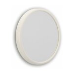 Miroir grossissant avec ventouses et corniche blanche