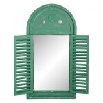 Esschert design - miroir louvre - l 3, 9 cm x l 39, 2 cm x h 75 cm - vert patiné - livraison gratuite ... Esschert design - miroir louvre - l 3, 9 cm x l 39, 2 cm x h 75 cm - vert patiné - livraison gratuite ...