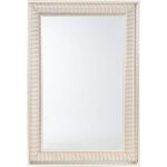 Beliani - miroir mural rectangulaire au style moderne en plastique doré et argenté 90 x 60 cm pour salon ... Beliani - miroir mural rectangulaire au style moderne en plastique doré et argenté 90 x 60 cm pour salon ...