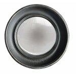Miroir rond convexe noir 26cm
