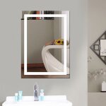 Sifree - miroir salle bain avec clairage intgr led 5070cm