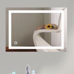 Skecten - miroir salle bain avec eclairage intgr led 5070cm