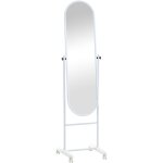 Clp - miroir ovale �l�gant avec une figure interne �quip�e de roues disponibles diff�rentes couleurs ...